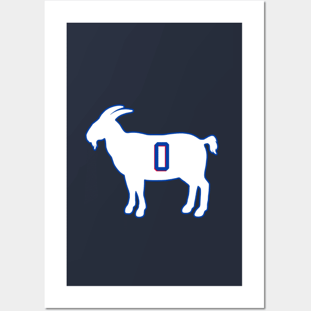 Tyrese Maxey Philadelphia Goat Qiangy Wall Art by qiangdade